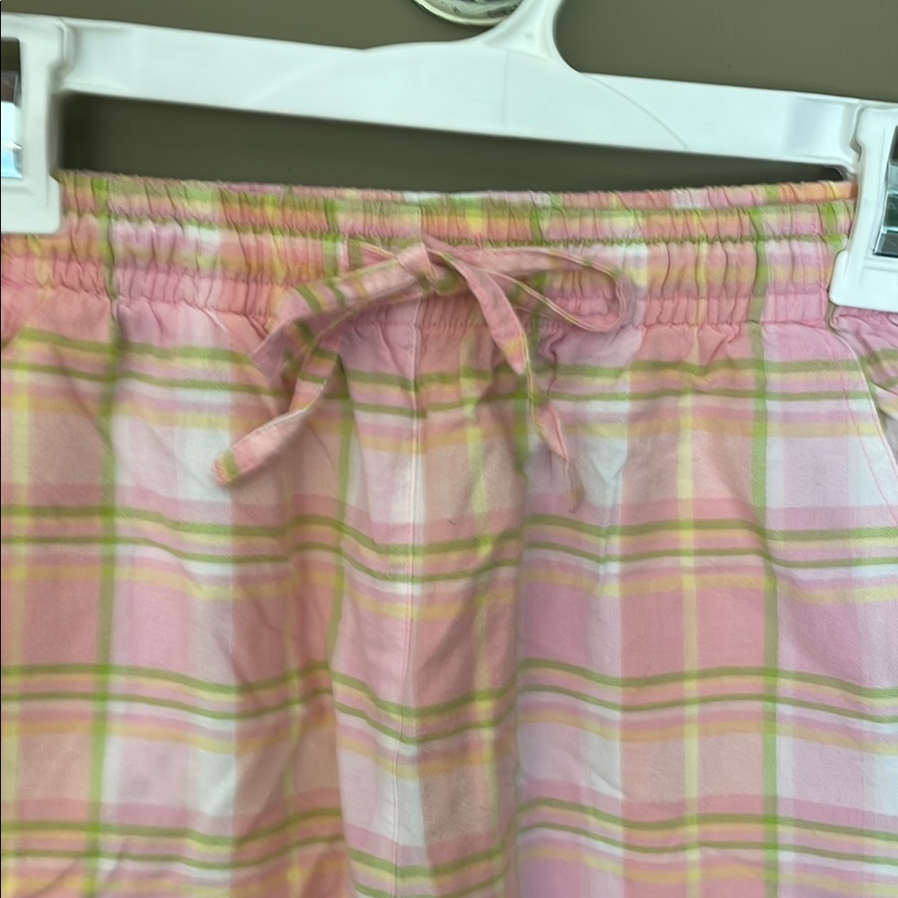 Vintage Pink Plaid Womens Shorts - Picture 2 of 7